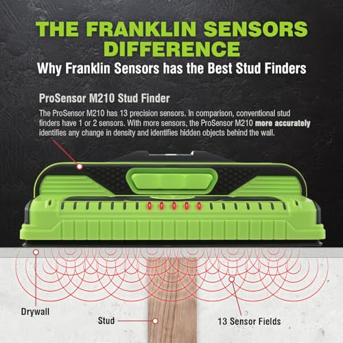 Franklin Sensors ProSensor M210 13-Sensor Stud Finder, Wire - Image 4
