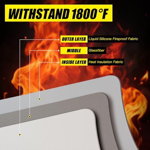 Large Fireproof Document Bag, 24x12x12'' Waterproof Safe bag - Image 5