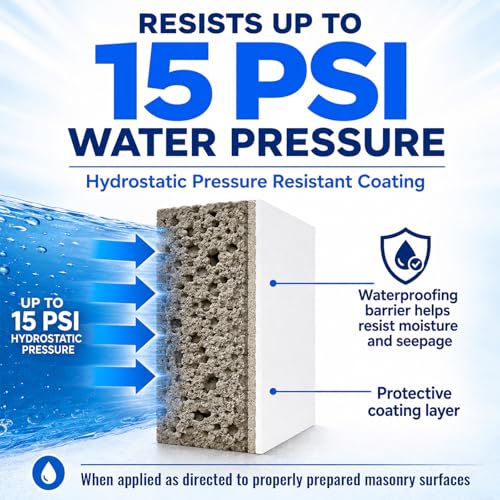 YKF Masonry Pro Foundation & Basement Waterproofing Sealer, 1 - Image 4