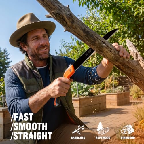 Hand Saw for Tree, 12 inch Folding Saw - Image 3