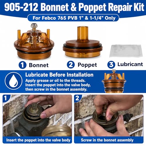 For Febco 765-1 Repair Kit, 765 1" & 1-1/4" Model - Image 6
