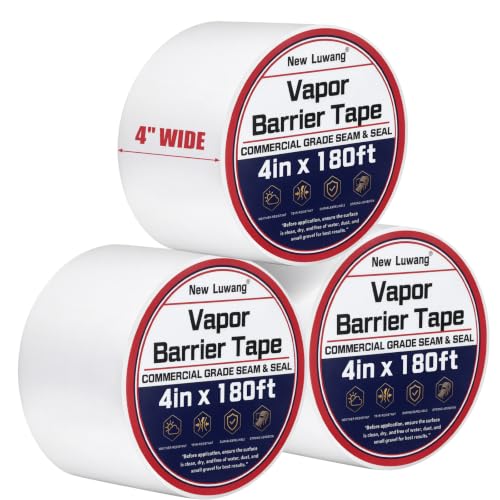 Vapor Barrier Tape, 4" x 180' 3 Roll - Image 2
