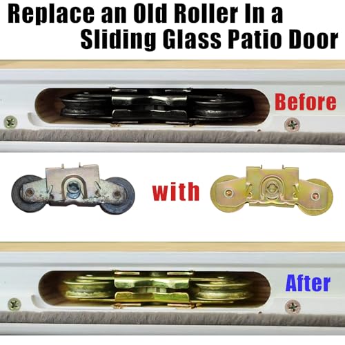 Andersen Patio Sliding Door Tandem Roller Assembly - Image 6