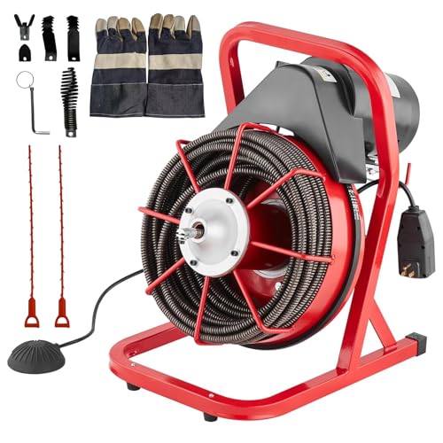 Garvee Drain Cleaner Machine 75FT x 1/2 Inch, Electric Drain - Image 2