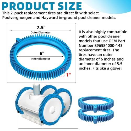 AR-PRO (2-Pack) Replacement Tires with Super Hump Replacement - Image 3