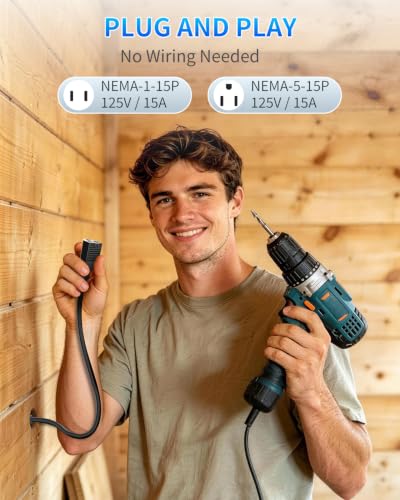 15 Amp AC Port Plug, 125V Power Inlet Socket | Hand Tools - Image 4