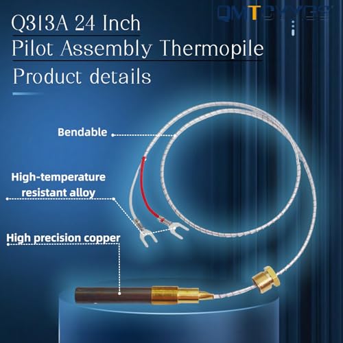 3-Pack Q313A Thermopile 750mv 24 Inch for Gas Fireplace Water - Image 4