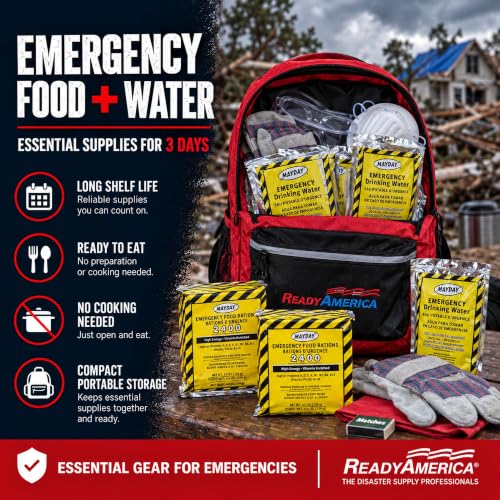 Ready America 70287 Tornado Emergency 2-Person 3-Day Backpack - Image 6