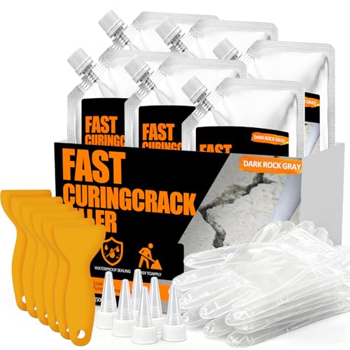 Concrete Crack Filler 6 PACK, Self-Leveling Cement Crack Repair - Image 2