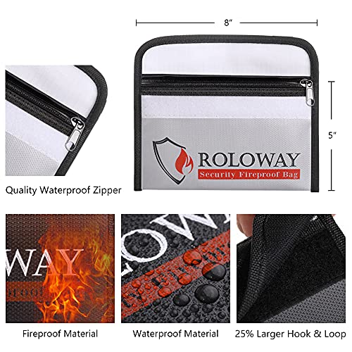 Small Fireproof Bag (5 x 8 inches), Non-itchy Fireproof Money Bag - Image 3