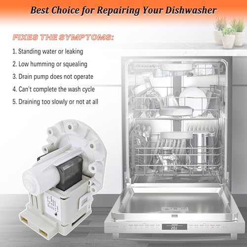 A00126401 Dishwasher Drain Pump for Frigidaire Dishwasher Pump - Image 7