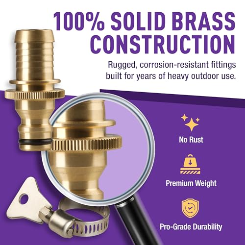 Quick Connect Garden Hose Repair Kit Barbs with Integrated - Image 5