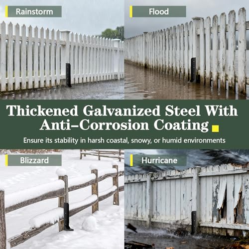 Fence Post Repair Kit, Thickened Fence Post Anchor Stakes - Image 6