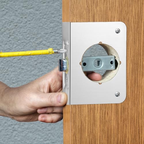 2 Pcs Stainless Steel Lock and Door Reinforcement Plate - Image 6