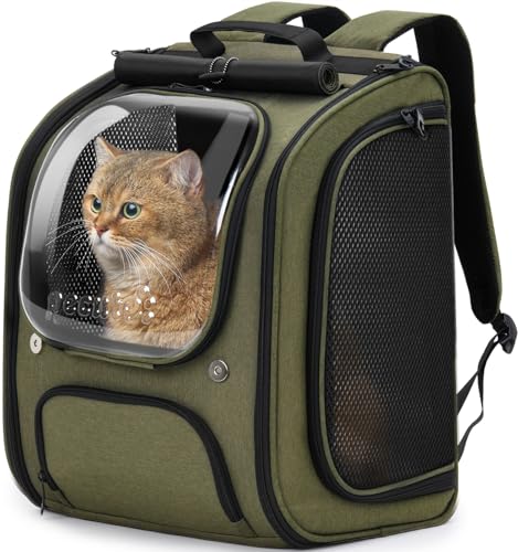 Pecute Cat Backpack Carrier,Large Space Cat Bubble Backpack - Image 2