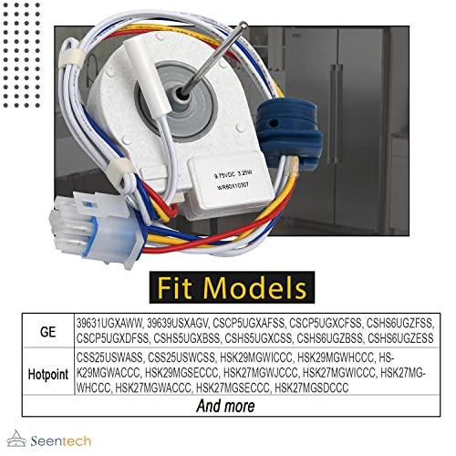 WR60X10307 Evaporator Fan Motor by Seentech - Exact fit for GE - Image 4
