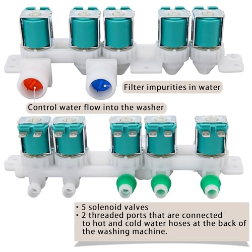 WA52M8650AV/A4 WA52M7750AV/A4 Water Inlet Valve Assembly - Image 5