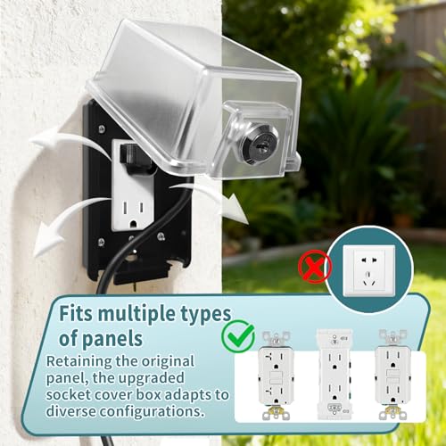 Outdoor Outlet Cover in-Use Weatherproof (1 pack) - Image 6