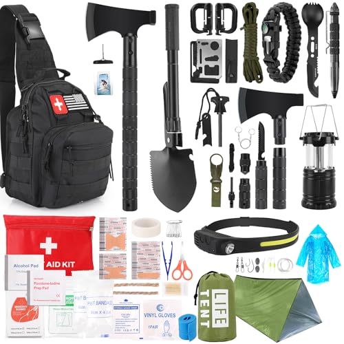 Survival Kit, 268 Pcs Emergency Survival Gear | Travel Essentials - Image 2