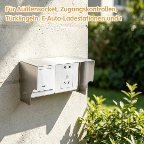 Metal Rainproof Socket Cover, Universal Outdoor Waterproof - Image 7