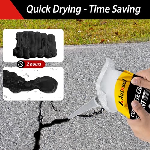 6 Pack Concrete Repair Filler – Heavy-Duty Cement Crack | Home Repair - Image 5