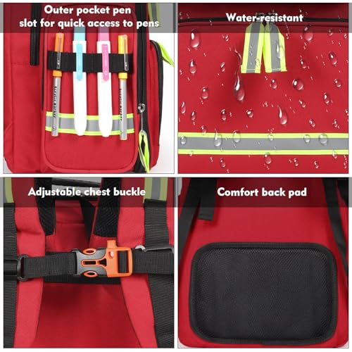 Gatycallaty First Aid Backpack - Multi Pocket Emergency - Image 7