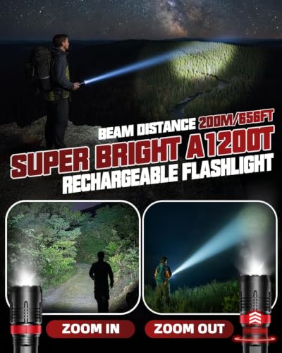 Victoper 2026 Upgraded Rechargeable Flashlight 2 Pack - Image 4