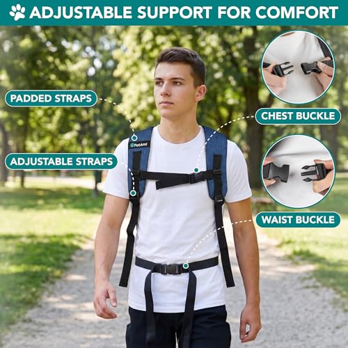 PetAmi Expandable Dog Cat Backpack Carrier, Airline Approved - Image 7