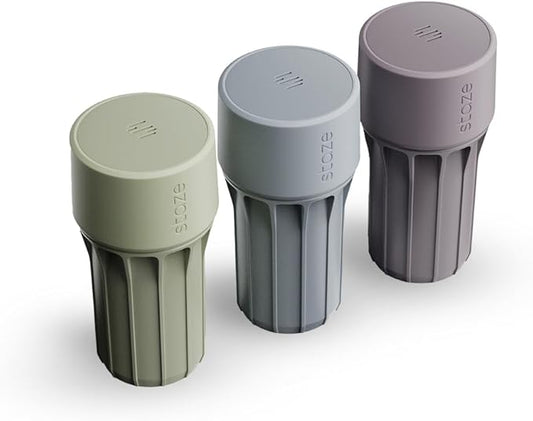Staze Preserve Vacuum Sealed Storage Jars (148ml) | Food Storage Container with Protection - (OG Trio)