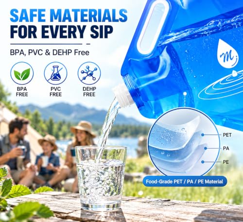 SOCATER Water Container Bags, 4 Packs BPA Free No-Leak - Image 4