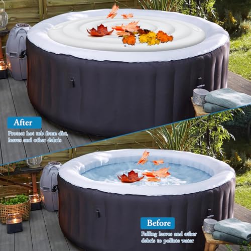 Inflatable Hot Tub Cover, Energy Saving Lid for Outdoor Hot Tub - Image 6