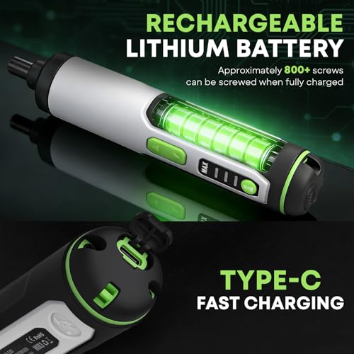 Electric Screwdriver Cordless Power Screwdriver 25-Piece Tool - Image 5