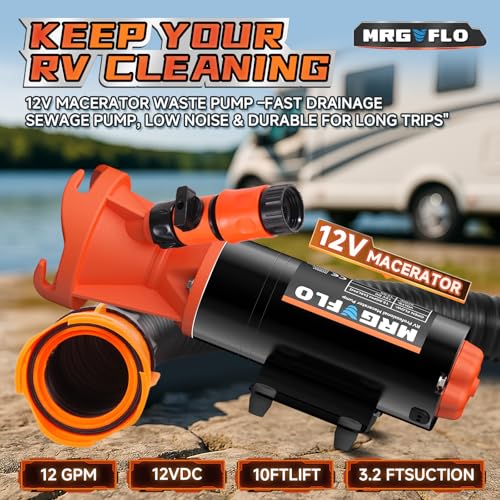 RV Macerator Pump 12V,Portable Macerator Waste Pump - Image 3