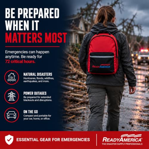 Ready America 70287 Tornado Emergency 2-Person 3-Day Backpack - Image 3