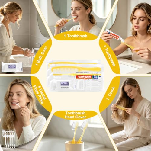 NICEMOVIC 50 Sets Hygiene Kit Bulk for Homeless, Basic - Image 6