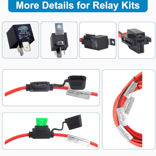 Electric Fuel Pump Relay Kit 12V P/N 30247 Wiring Harness Kit - Image 7