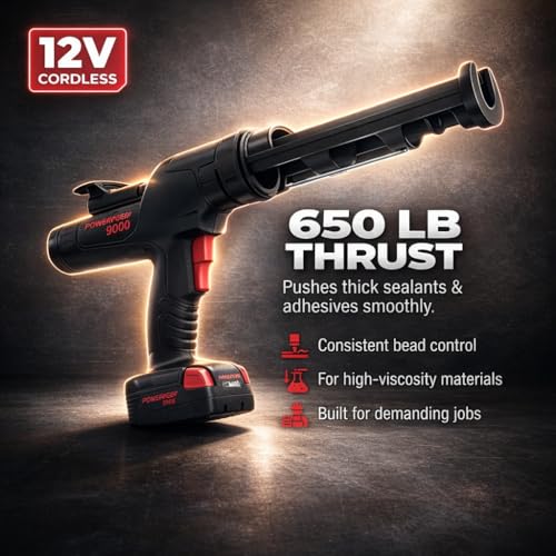 5026 Series Cordless Heavy Duty Caulking Gun I 20V Lithium - Image 5