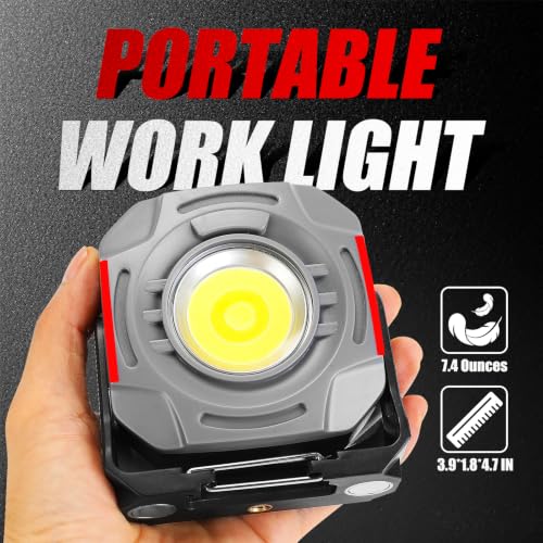 SUNPRO Magnetic Job Site Light Rechargeable FloodLight - Image 6
