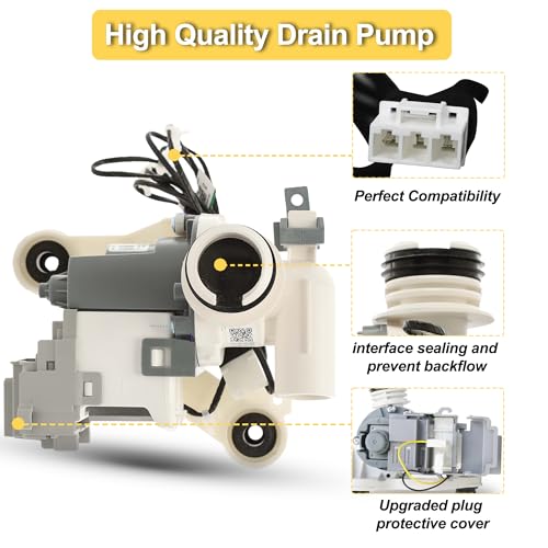 DC97-19289F Washer Drain Pump Compatible with Samsung - Image 5