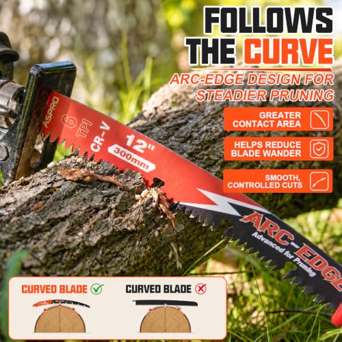 Arc Curved Reciprocating Saw Blades, 12 Inch 6TPI for Tree - Image 5