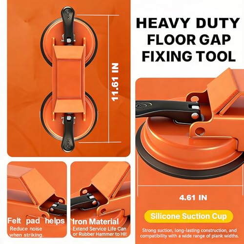 Floor Gap Repair Tool,Heavy Duty Floor Gap Fixer Suction Cup Tool - Image 3