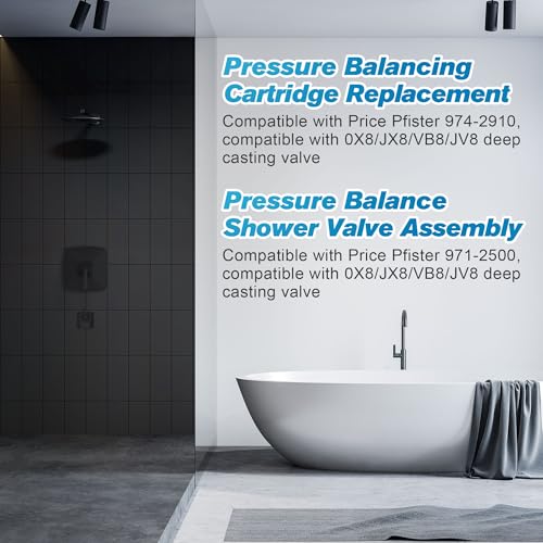 Dreyoo 2 Pieces Pressure Balancing Cartridge and Valve Stem - Image 5