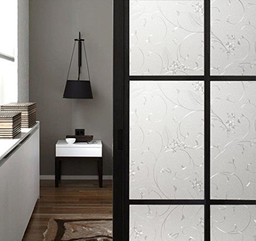 Window Privacy Film Decorative Static Cling Non-Adhesive | Home Repair - Image 3