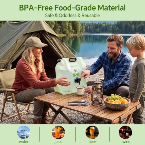 Camping Water Container, 2 Gallon Collapsible Water Jug - Image 4
