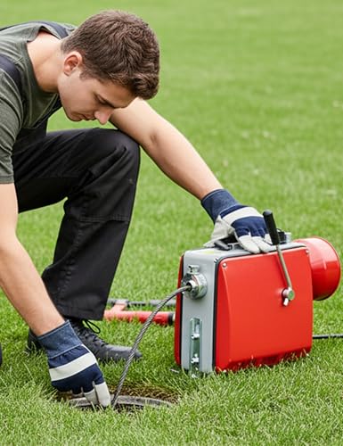 Garvee Portable Drain Cleaner Machine Electric Drain Drill - Image 3