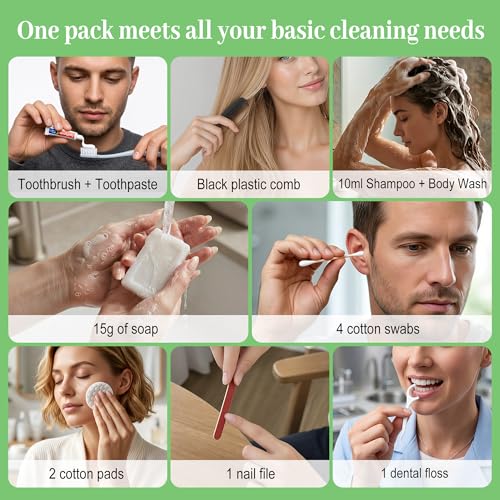Hygiene Kits, Toothbrush and Toothpaste Travel Kits (25-Pack) - Image 6