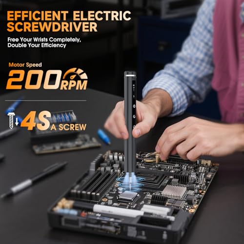 Mini Electric Screwdriver,Cordless Precision | Hand Tools - Image 5