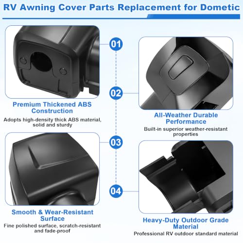 3317085.000U RV Awning Motor Cover Kit Replacement for Dometic - Image 5