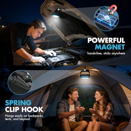 6000mAh Rechargeable Work Light, 4000LM Magnetic Work Light - Image 6