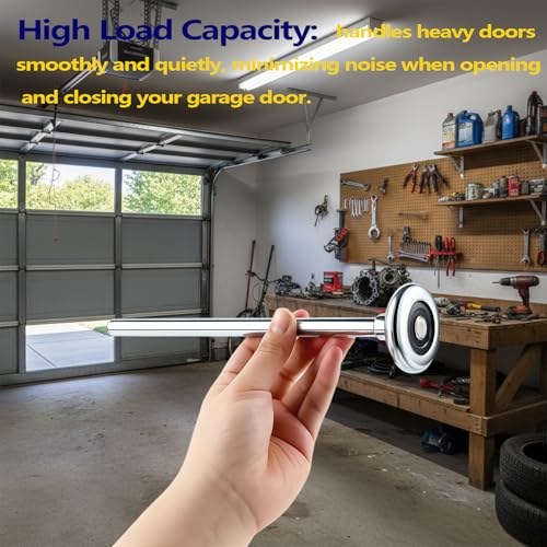 10-Pack 9" Long Stem Steel Garage Door Rollers - Commercial Grade - Image 6